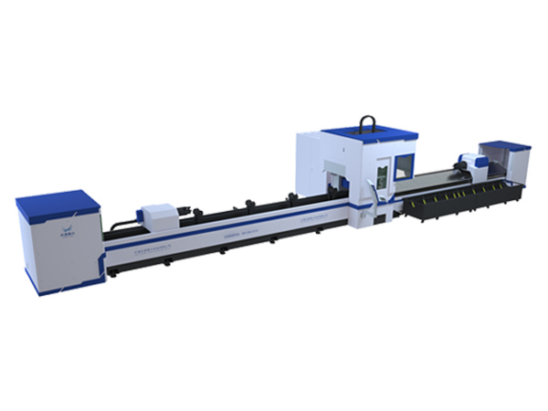 三卡盤零尾料激光切管機